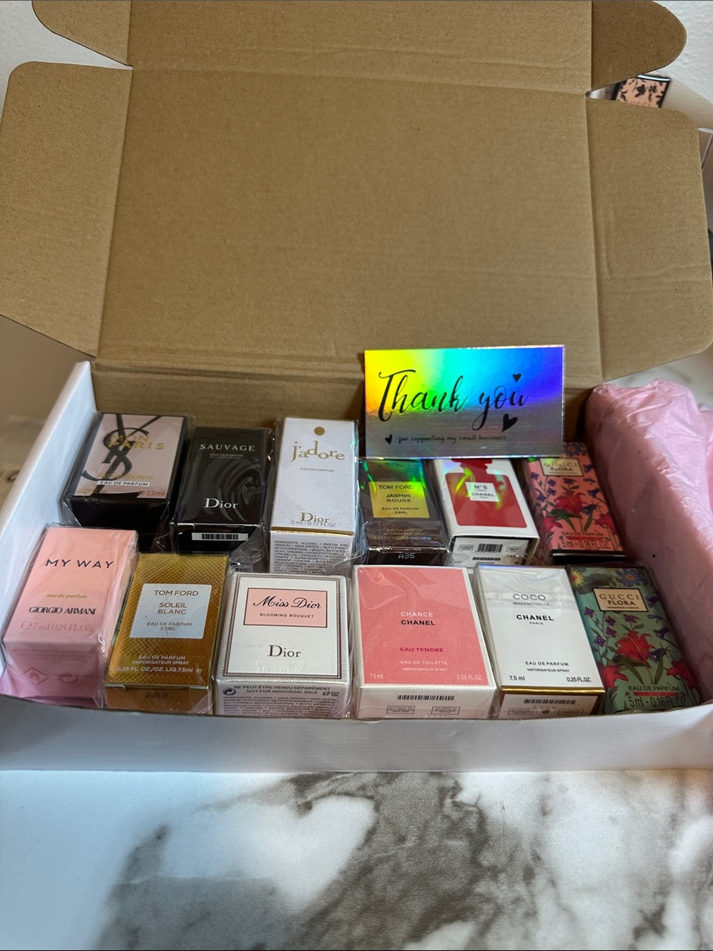 Luxury mini perfume set of 12